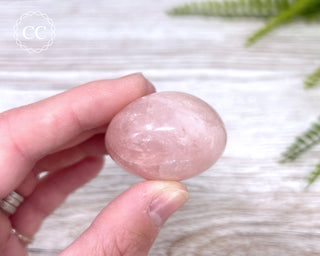 Rose Quartz Chunky Palm Stone #6