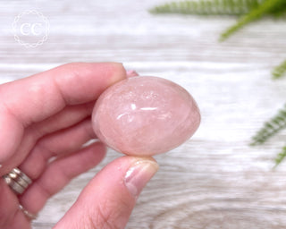 Rose Quartz Chunky Palm Stone #6