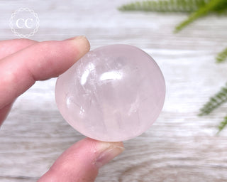 Rose Quartz Chunky Palm Stone #7