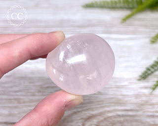 Rose Quartz Chunky Palm Stone #7