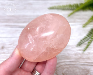 Rose Quartz Chunky Palm Stone #3