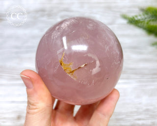 Star Rose Quartz Sphere #6