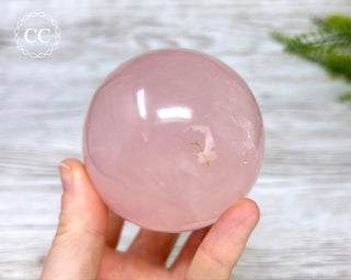 Star Rose Quartz Sphere #8