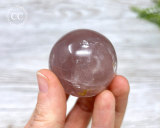 Star Rose Quartz Sphere #12
