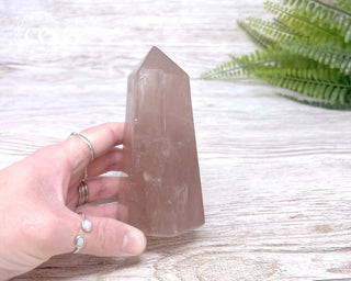 Large Rose Quartz Tower #3