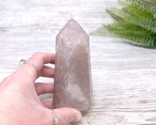 Large Rose Quartz Tower #4