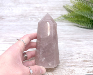 Large Rose Quartz Tower #4