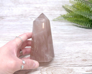 Large Rose Quartz Tower #3