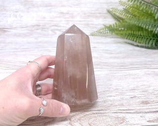 Large Rose Quartz Tower #3