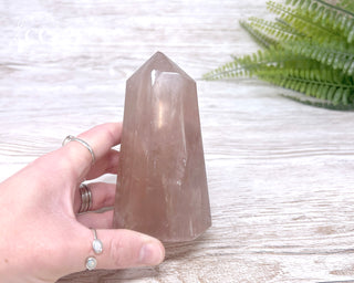 Large Rose Quartz Tower #3