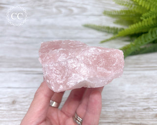 Rose Quartz Large Rough Crystal #4