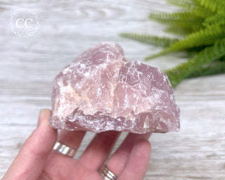 Rose Quartz Large Rough Crystal #7