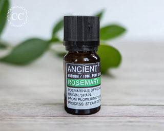 Rosemary Essential Oil on a table