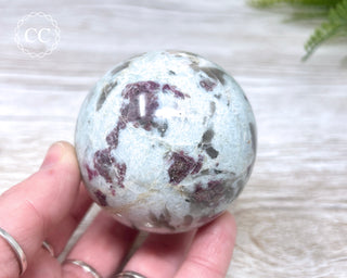 Rubellite, Cleavelandite & Smoky Quartz Sphere #2