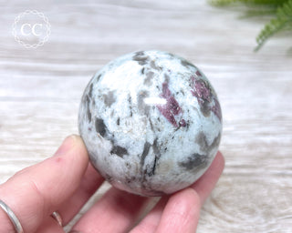 Rubellite, Cleavelandite & Smoky Quartz Sphere #4