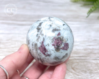 Rubellite, Cleavelandite & Smoky Quartz Sphere #4
