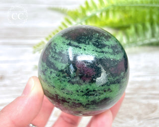 Ruby In Zoisite Sphere #3