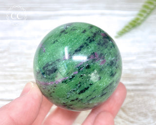 Ruby In Zoisite Sphere #2