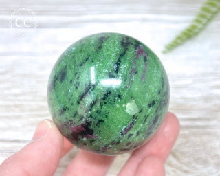 Ruby In Zoisite Sphere #2