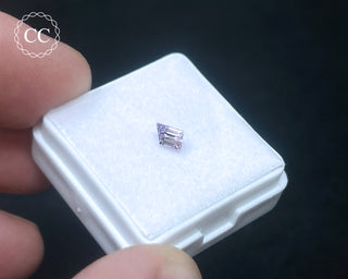 Purple Sapphire Faceted Gem #2