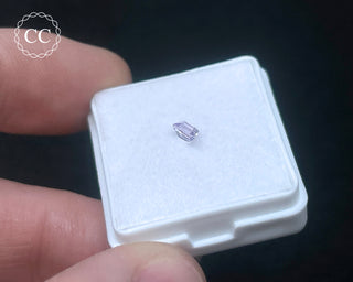 Purple Sapphire Faceted Gem #2
