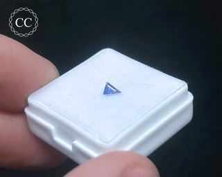 Blue Sapphire Faceted Gem #4