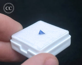 Blue Sapphire Faceted Gem #4