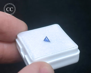 Blue Sapphire Faceted Gem #4