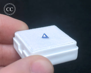 Blue Sapphire Faceted Gem #4