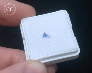 Blue Sapphire Faceted Gem #4