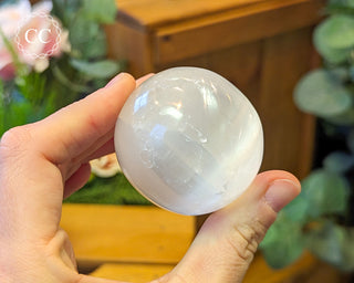 Satin Spar (Selenite) Sphere