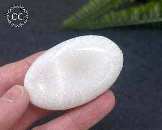 Scolecite Palm Stone #3