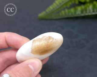 Scolecite & Stilbite Palm Stone #10