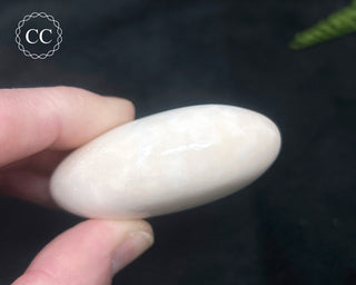 Scolecite with Stilbite Palm Stone #2