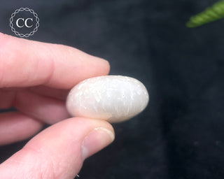 Scolecite with Stilbite Palm Stone #4