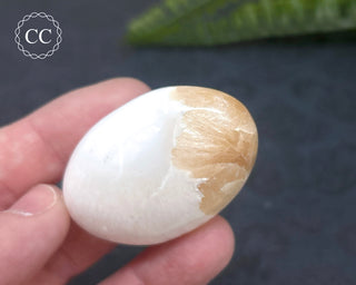 Scolecite & Stilbite Palm Stone #13