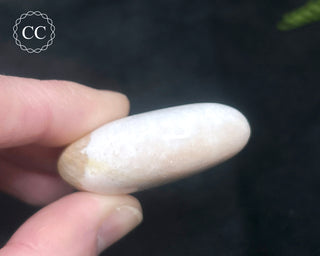 Scolecite with Stilbite Palm Stone #5