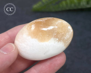 Scolecite & Stilbite Palm Stone #13