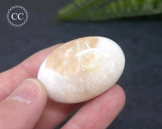 Scolecite & Stilbite Palm Stone #14