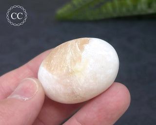 Scolecite & Stilbite Palm Stone #14