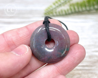 Sea Jasper Donut Necklace