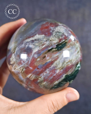 Large Sea Jasper Sphere #2