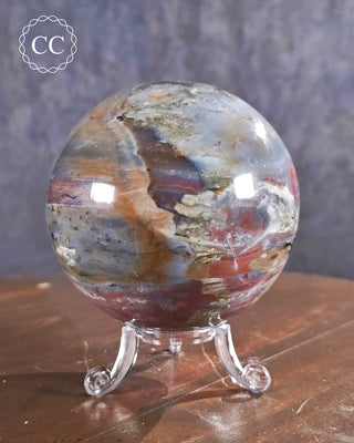 Large Sea Jasper Sphere #2