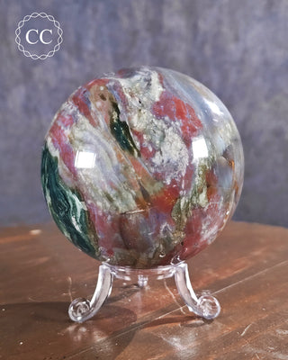 Large Sea Jasper Sphere #2