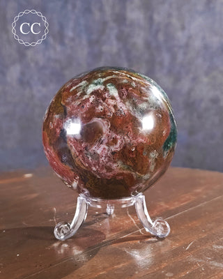Large Sea Jasper Sphere #3
