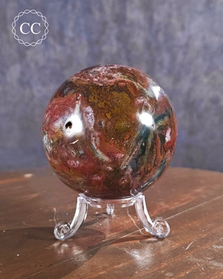 Large Sea Jasper Sphere #3