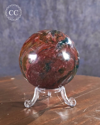 Large Sea Jasper Sphere #3