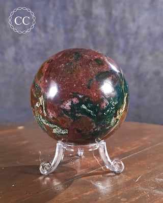 Large Sea Jasper Sphere #3
