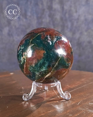 Large Sea Jasper Sphere #3