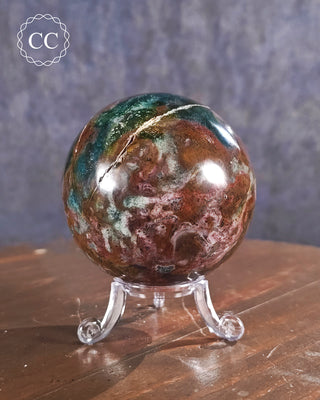Large Sea Jasper Sphere #3